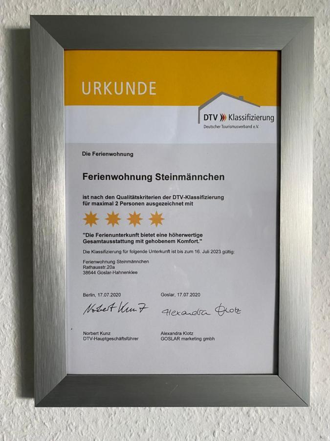 Steinmaennchen Ferienwohnung กอสลาร์ ภายนอก รูปภาพ